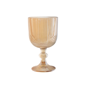 комплект от 6 бр. чаши за бяло вино Morello Aurora – Кехлибарен акцент, 250 мл