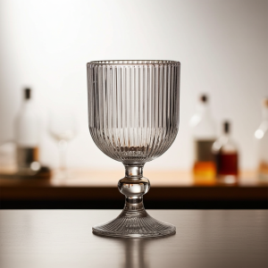 комплект от 6 бр. чаши за вино Morello Aurora – Димно сиво, 350 мл