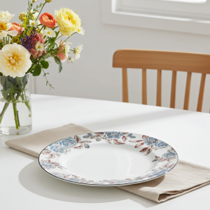 чиния за основни ястия Morello Vintage Roses - 27 см, порцелан