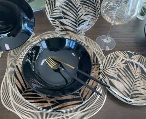 сервиз за хранене 18 ч. Malibu Black