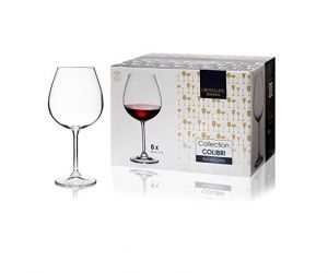чаши за червено вино Colibri 650 мл, Bohemia Crystalite