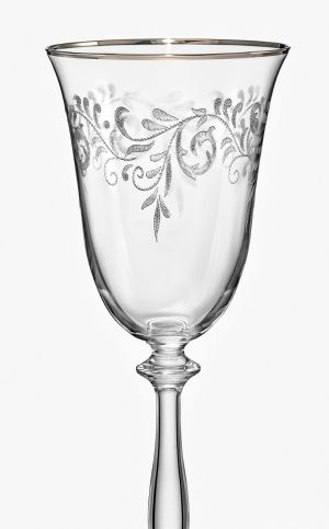  Чаши за червено вино 250 Angela Platinum by Bohemia Crystalex 