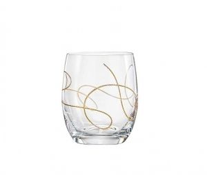 2 бр. Чаши за уиски 300 мл String Gold 