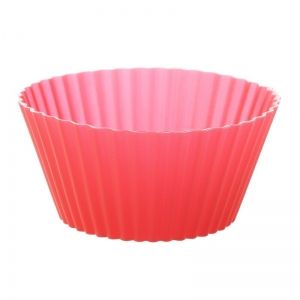 цветни силиконови форми за мъфини кръгли