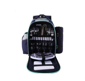 раница за пикник с одеало за 4ма Blue