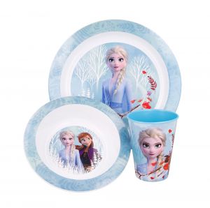 FROZEN II BLUE FOREST MICRO комплект за хранене 3 части