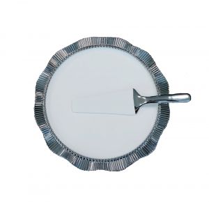 Плато и шпатула за торта Silver Sun