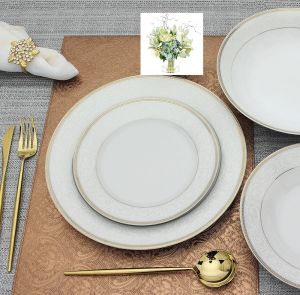 Сервиз за хранене 19 ч. Gold & Silver by Morello