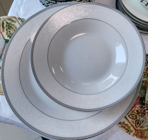 сервиз 19 ч. White & Silver by Morello