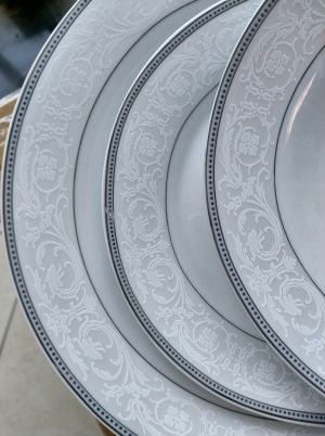 сервиз 19 ч. White & Silver by Morello