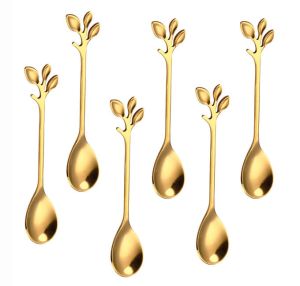 комплект 6 бр. лъжички за кафе Golden Tree